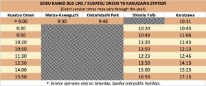 kusatsu-karuizawa-bus