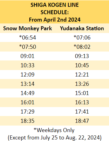 Shiga-Kogen-Line-Yudanaka-SMP-timetable